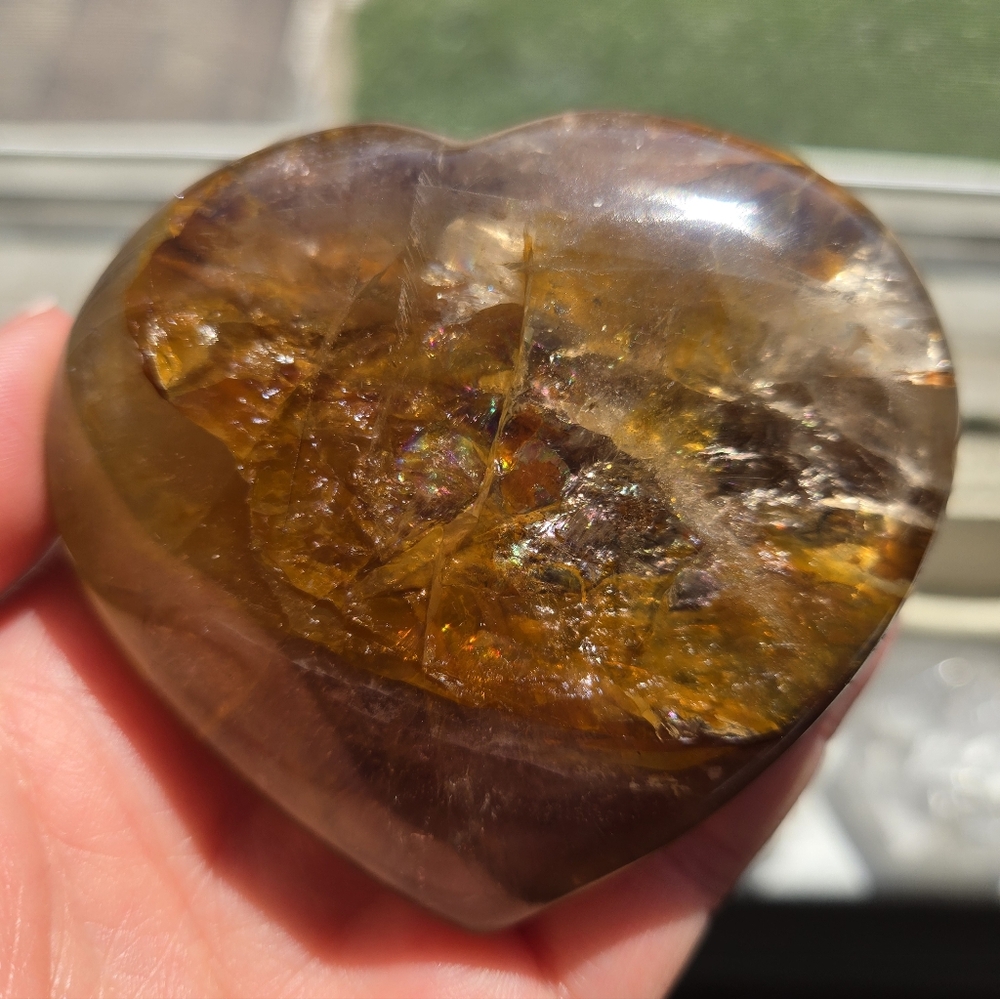 Large Golden Healer Heart